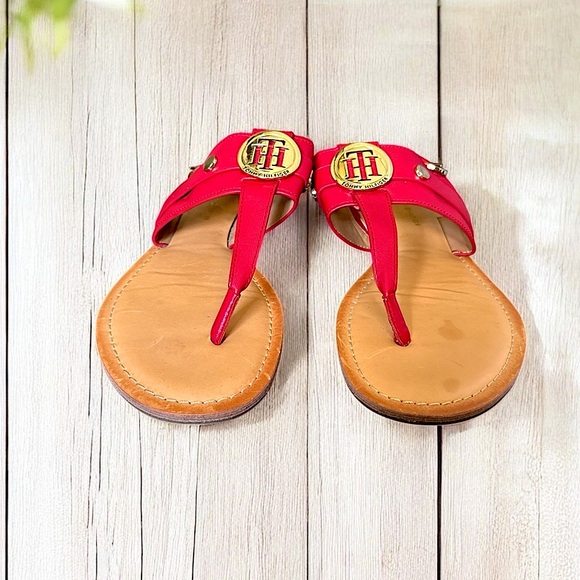 Tommy Hilfiger Thong Flat Sandals - Picture 2 of 6